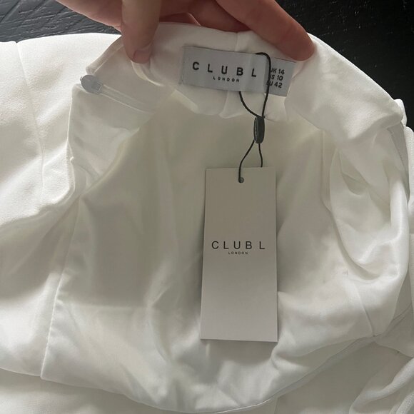 Soul White Bodycon Halter- Neck Mini Dress - Picture 4 of 4